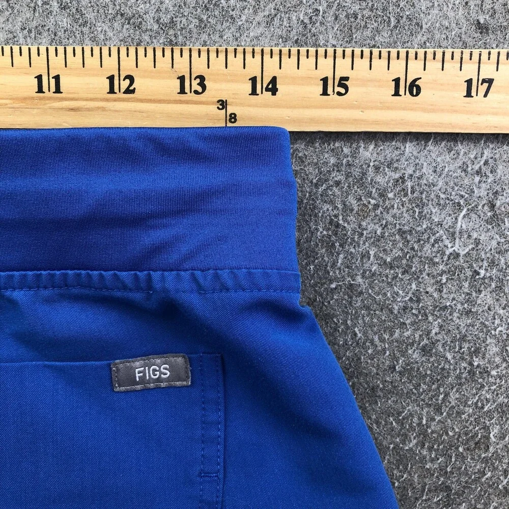 FIGS Scrub Jogger Pants Womens Small Blue Technical Zamora Cargo Medical